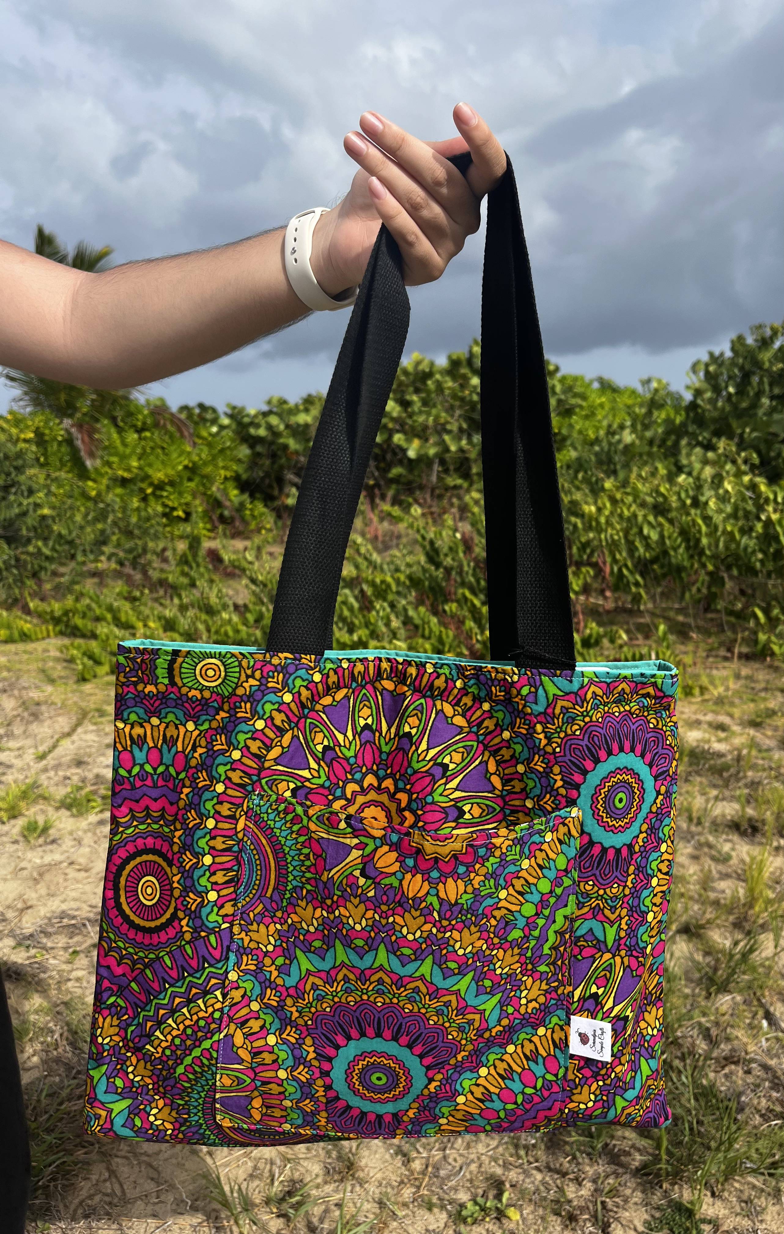 Fiesta Mandala Reversible Tote