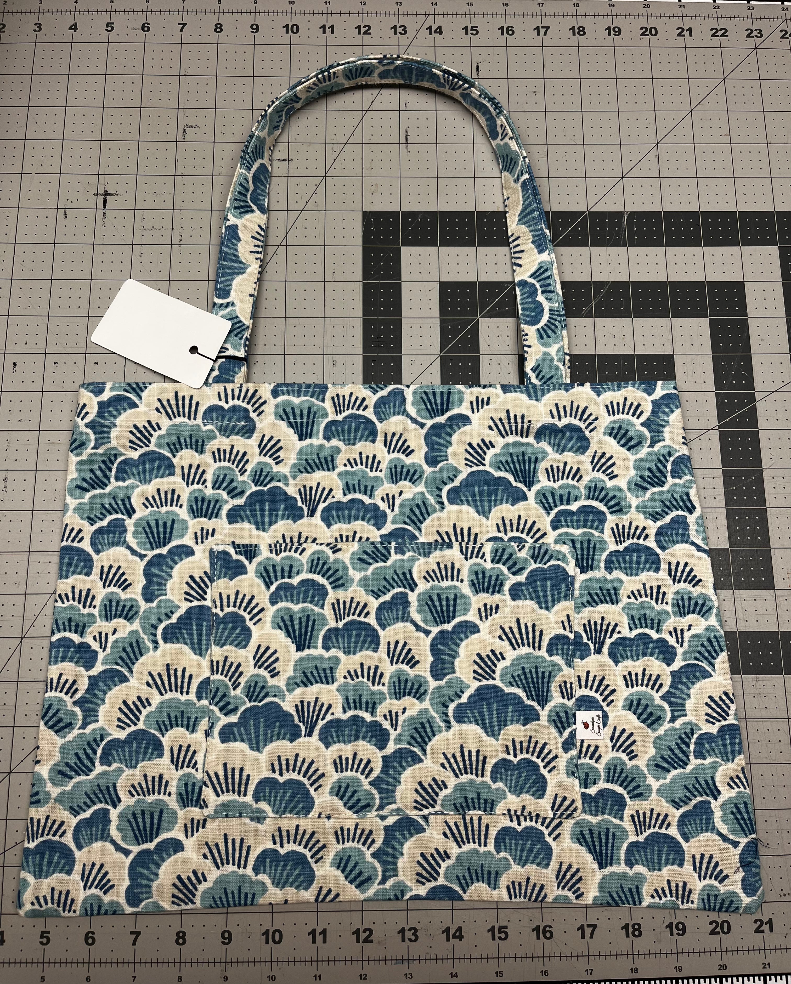 Sky Blue Flower Tote bag