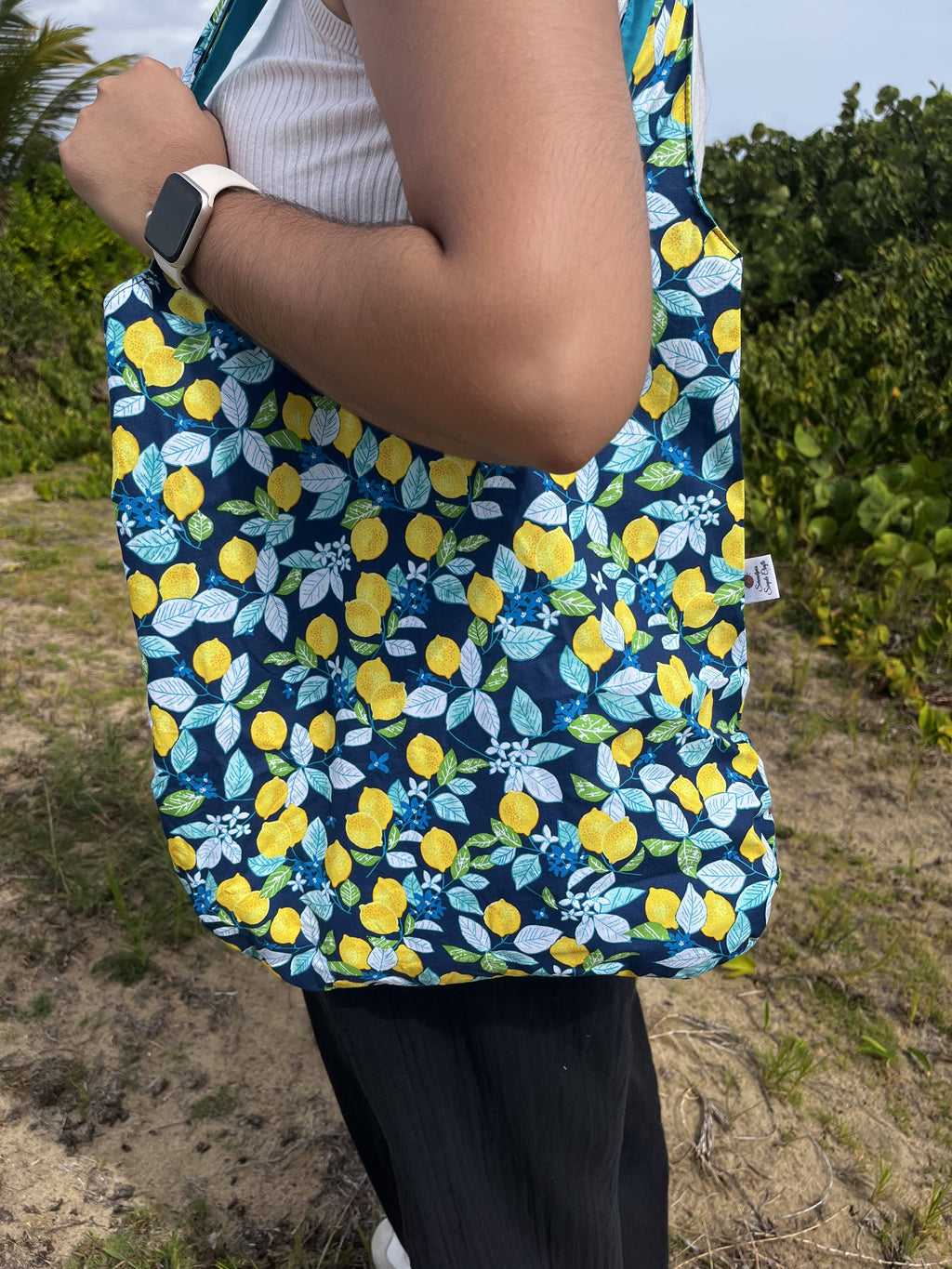 Lemon Print Bogo Bag