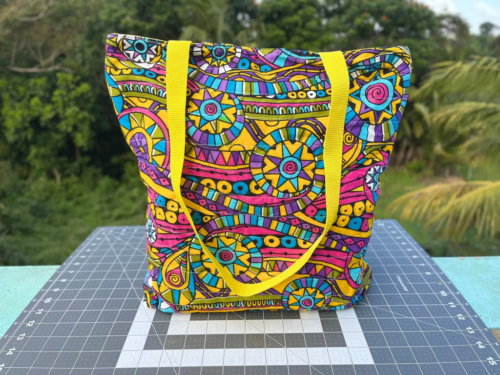 African Print Maxi Tote Bag - Serendipia Simple Crafts