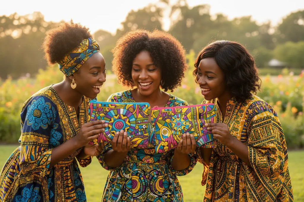 African Print Pouch - Serendipia Simple Crafts