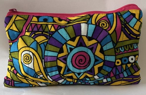 African Print Pouch