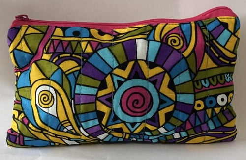 African Print Pouch