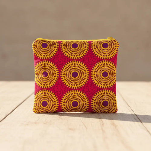Cheerful Cotton Quilted Pouch - Serendipia Simple Crafts