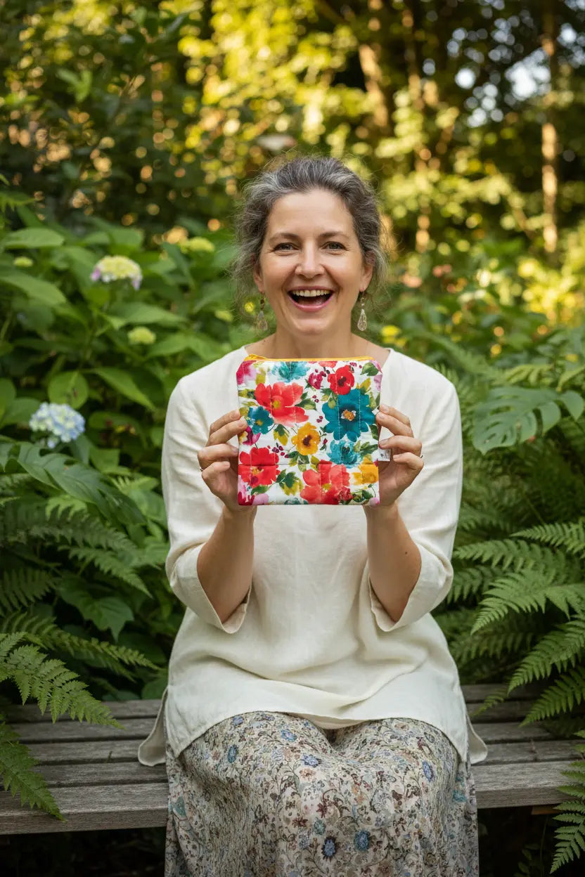Floral Pouch - Serendipia Simple Crafts
