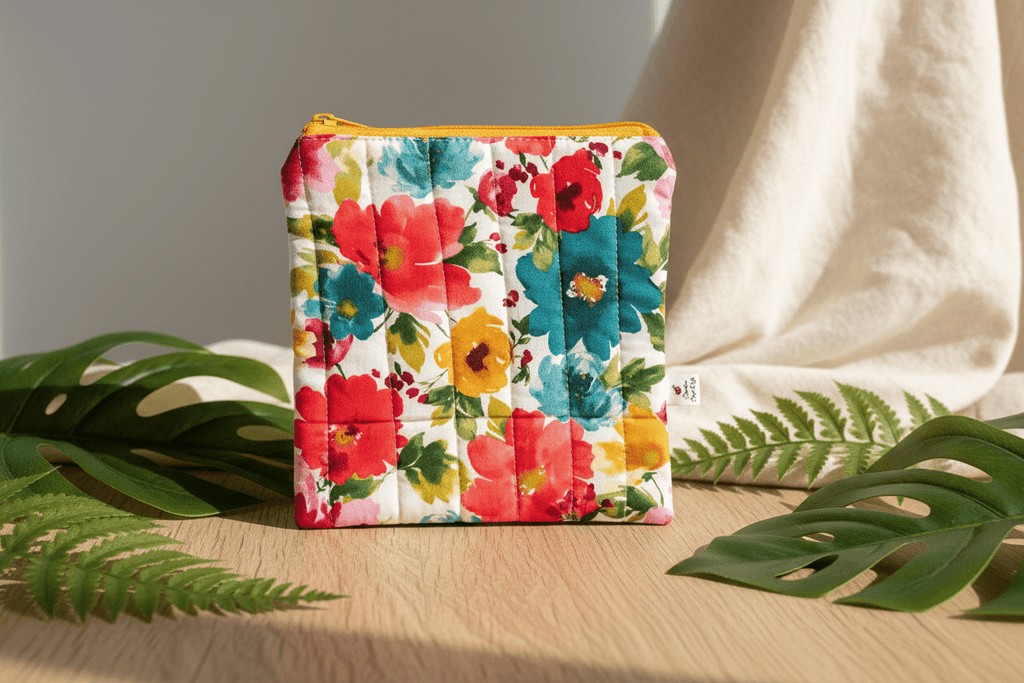 Floral Pouch - Serendipia Simple Crafts