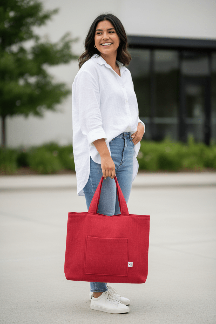 Red - y for Anything Tote - Serendipia Simple Crafts