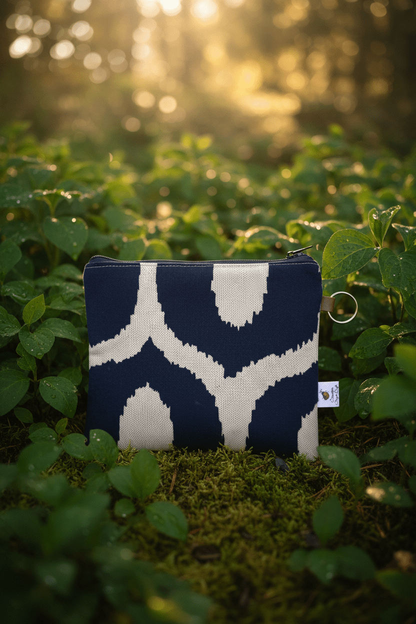 Royal Blue Pouch - Serendipia Simple Crafts
